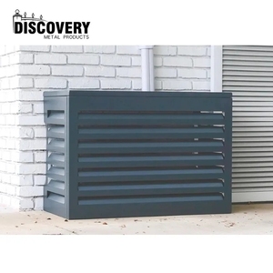 Nhà Máy Bán buôn phổ Kích thước khắc nhôm trang trí ngoài trời điều hòa không khí AC Bìa lưới tản nhiệt - Product Image 6