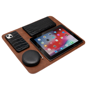Tapis de souris de <span class=keywords><strong>bureau</strong></span> en cuir vierge personnalisable par sublimation, tapis de souris de jeu RGB, grand protecteur de clavier de <span class=keywords><strong>bureau</strong></span> - Product Image 3
