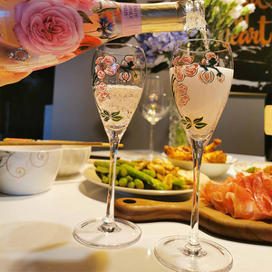 Verre de dégustation de vin en cristal de 7oz buvant des verres de champagne de <span class=keywords><strong>mariage</strong></span> personnalisés - Product Image 3