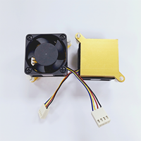 Ventilateur de refroidissement en aluminium 4P Dissipateur de chaleur DC 5V 40*40*20mm Dual Ball Bearing Brushless Axial Fan for Computer Case/4Pin 2.54mm Pitch