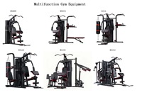 Usine en gros populaire corps exercice maison 3 Station Multi Gym Fitness Machine