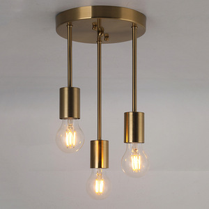 Mini Crystal Chandelier Flush Mount Ceiling <b>Light</b> <b>LED</b> Remote Control Full Spectrum Lighting 5-Year Warranty for Bedroom <b>Hallway</b> - Product Image 4