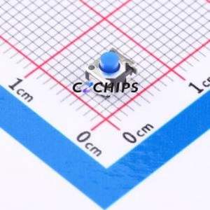 TP11922634 Tactile Switch SMD Switch Single Pole Single Throw Round Button 2.6N Horizontal Mount - Product Image 1