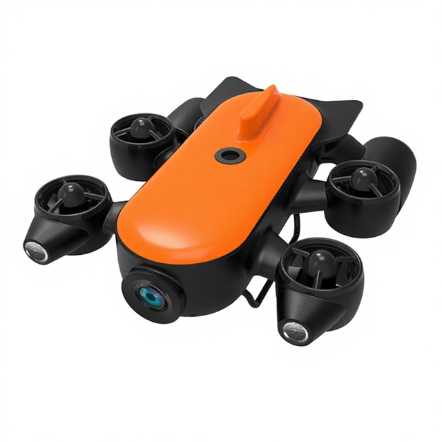 Intelligent 4K Camera Professional Diving Shooting Live Search and Rescue Underwater Drone Remote Control Robot HY-W-17 ABS