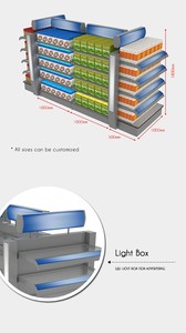 Étagères de présentation modernes de haute qualité pour supermarchés commerciaux et espaces de vente au détail - Product Image 5