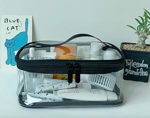 Transparent Clear Wash Toiletry Plastic PVC Waterproof Cosmetic Bag Large Capacity Clear Washbag Makeup Bag - Product Image 5