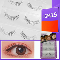 Cils naturels 3D, 10 paires de faux cils en vison, faux cils en bande avec boîte en papier pour le maquillage