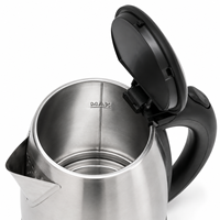 Bouilloire électrique avec fonction d'arrêt automatique, bouilloire à eau et à thé électrique portable en acier inoxydable, chauffe-eau en acier inoxydable