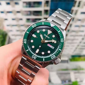 Montre <span class=keywords><strong>Seiko</strong></span> 5 pour Hommes Luxe Acier Inoxydable Étanche Lumineuse Sport Mécanique <span class=keywords><strong>Mouvement</strong></span> <span class=keywords><strong>4R36</strong></span> Verre Saphir - Product Image 3