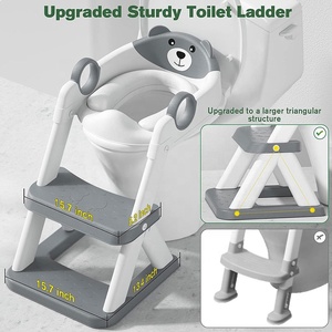 Beliebte neue Kleinkinder Badezimmer Kind Neugeborene Tritt hocker Leiter Kinder Baby tragbare Toilette Trainer Töpfchen <span class=keywords><strong>Training</strong></span> - Product Image 2