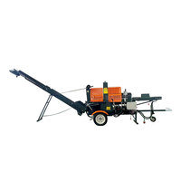 Rima 20 tonnes Processeur de bois de chauffage Essence Électrique Pto Bois de chauffage Fendeuse de bûches