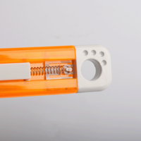 Couteau de sécurité en acier inoxydable 304, lame de 3,9 pouces, finition polie, ouverture automatique par ressort, plusieurs couleurs au choix, vente en gros