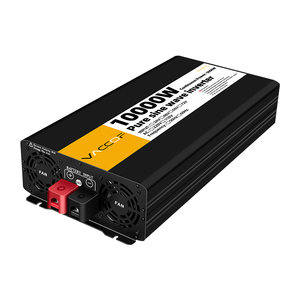 VACCOF Onduleur solaire à onde sinusoïdale pure 6000W 24V <span class=keywords><strong>12V</strong></span> DC AC Converter Car RV Home Inverter Charger <span class=keywords><strong>220V</strong></span> pour l'énergie de secours - Product Image 1