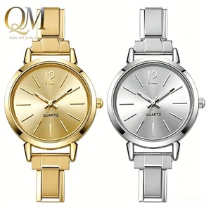 Nouvelle Arrivée Montre Femme avec Marquages Clairs et Bracelet à Maillons Modulaires en Acier Inoxydable Style Italien Vente en Gros - Product Image 4
