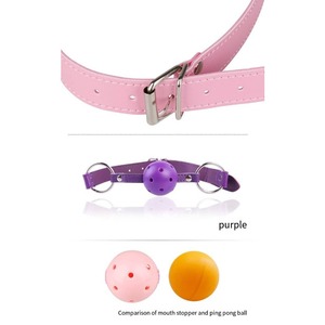 TTFOREST SM كمامة فم من السيليكون البلاستيكي الناعم، مقاومة للماء ومسامية، مع خطاف سوط، لعبة لعب الأدوار والقيود للبالغين، أدوات جنسية - Product Image 3