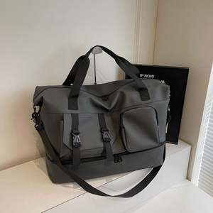 Sac de sport pour femme avec logo personnalisé, sac de voyage avec compartiment pour chaussures, sac de week-end, sac de voyage de grande capacité - Product Image 2