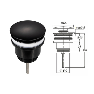 JOYHOO-Desagüe <span class=keywords><strong>de</strong></span> lavabo <span class=keywords><strong>de</strong></span> plástico, funda <span class=keywords><strong>de</strong></span> plástico, desagüe <span class=keywords><strong>de</strong></span> lavabo emergente sin desbordamiento, tapa grande, accesorio <span class=keywords><strong>de</strong></span> <span class=keywords><strong>baño</strong></span> económico - Product Image 2