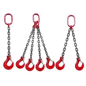Gancho de Acero de Gran Apertura para Tubos, Eslinga de Cadena de Elevación Simple y Doble para Grúa, Gancho Especial para Equipo de Elevación - Product Image 1