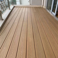 Planche de terrasse en WPC Vanjoin, couleur teck esthétique, pour les environnements de construction