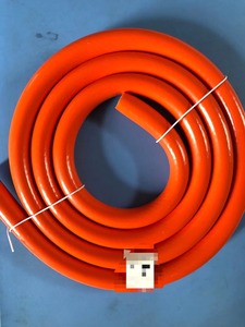 Высококачественный ПВХ/резиновый LPG газовый шланг гибкий оранжевый черный красный ПВХ пластиковый пропан LPG газовая труба 50 метров рулон - Product Image 4