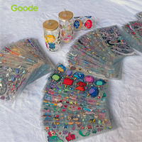 Goode – Nouveaux films brillants anti-rayures, imperméables, écologiques et résistants aux UV pour gobelets PET de 16 oz, motifs dessin animé, pour autocollants de transfert