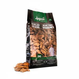 Bolsa de madera de olivo española de alta calidad SPLITS 3kg para cocinar y fumar en su barbacoa rápida y limpia - Product Image 2