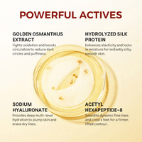 Masque pour les yeux à l'osmanthus OEM ODM sous marque privée, patchs hydratants anti-âge personnalisés pour les cernes, fabricant en gros