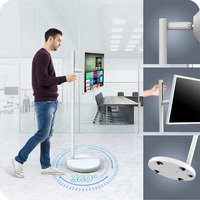 Monitor Portátil con Pantalla Táctil de 32 Pulgadas, NFC, Android 12, RK3588, Televisor Inteligente con Soporte de Pie para Oficina y Hogar