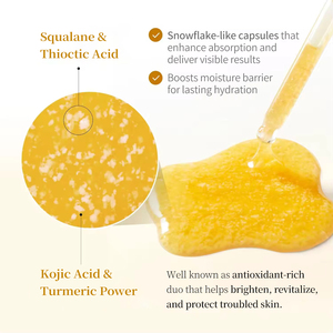 سيروم حمض الكوجيك والكركم والنياسيناميد من TWG RTS، 30 مل، مضاد لحب الشباب ومبيض للبشرة، مضاد للبقع الداكنة، سيروم للعناية بالبشرة بحمض الكوجيك - Product Image 5