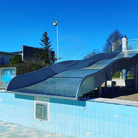 Petit système de parc aquatique jeux de piscine d'eau outils de jeu d'équipement pour enfants toboggans d'attraction de rivière pour adultes de parc aquatique