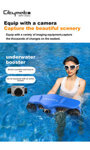 Scooter sous-marin portable Citymate - Scooter marin DPV rechargeable à double moteur pour la plongée avec tuba, la natation et la plongée (adultes et enfants) - Product Image 6