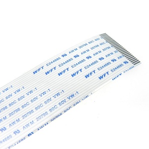 Cavo Piatto FFC di Alta Qualità AWM 20798 80C 60V e AWM <span class=keywords><strong>20861</strong></span> 105C 60V, Passo 0.5/1.0mm, Tipo A/B, 10/20/30/40/50 Pin, 200MM 300MM 500MM - Product Image 4