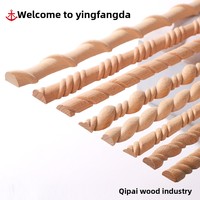 Bingkai Foto Kayu Beech Jerman Ukiran Kustom dengan Lis Pinggir Bermotif Bunga, Gaya Amerika Modern Minimalis Mewah