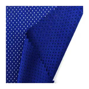 Tissu de sport en maille respirante 100% polyester, taille de 1mm x 2mm, maille tricotée pour vêtements
