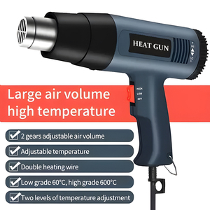 Pistolet thermique électrique Podofo 2000W à température réglable, souffleur d'air chaud pour bricolage, artisanat et réparation électronique - Prix de gros - Product Image 3
