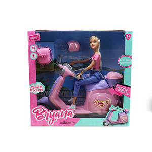 KSF roue libre moto voiture filles poupée jouets voiture ensemble semblant jouer jouets pour enfants beauté ensemble bébé poupée pour fille enfants jouets - Product Image 4
