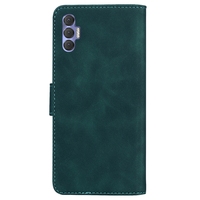 Étui portefeuille en cuir mat rétro pour Tecno Camon 18 Premier 18P 18I Phantom X Pop 5 Lite 5P Housse de téléphone à rabat simple