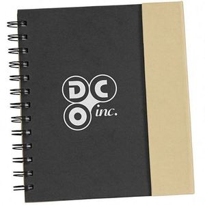 Eco-Friendly Pu Cover A5 Spiral Notebook Silk Screen Printing Business Style Promotional Gift School/Office Custom - Product Image 4