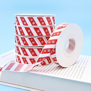Bohemian Winter Holiday <b>Ribbon</b> Custom Art Print For Outdoor Xmas Celebration - Product Image 3