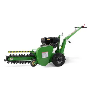 Digging Depth 60Cm Mini 15Hp Petrol Powered Small Rotary Ditcher For Pipelines Laying Works