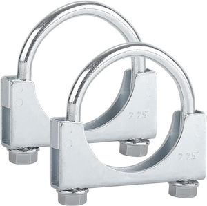 Heavy-Duty Stainless Steel U-Bolt Muffler <b>Exhaust</b> <b>Clamp</b> Hanger for Vehicle for Home & Industrial Applications - Product Image 1