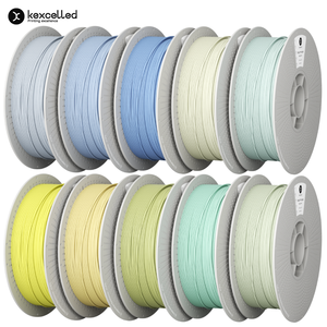 Filament d'imprimante 3D PLA/ABS/PETG/TPU de 1,75 mm, 1 kg/bobine, haute résistance et dureté, vente en gros d'usine - Product Image 1