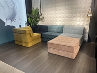 Canapé modulaire confortable de style arabe avec dossier réglable, idéal pour appartement