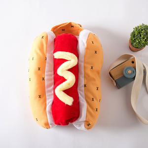 Disfraz de perro de Navidad de Halloween, traje de hamburguesa para perro caliente, ropa divertida y cálida para mascotas para perros pequeños, medianos y grandes, productos para mascotas - Product Image 3