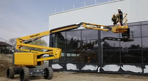 9M-22m Plataforma de trabajo aéreo Remolque Telescópico/articulado Remolcable Spider Boom Lift