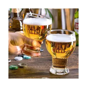 Verre à bière bavaroise 500ml Creative Restaurant Party Utiliser des chopes à bière en verre personnalisées utiliser des magasins de verres à bière
