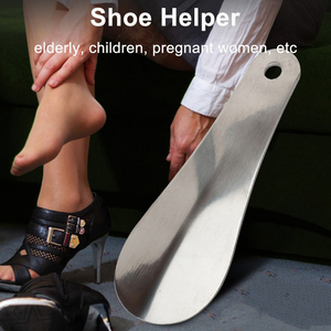 Petit Chausse-Pied en Métal Court, en Acier Inoxydable, Portable, pour Sneakers et Chaussures en Cuir - Product Image 5
