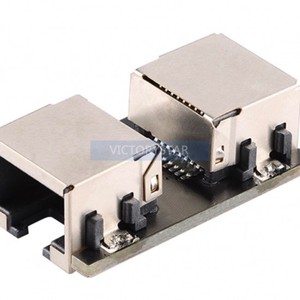 Gigabit Ethernet Adapter Module <strong>Rj</strong> to Interface Network Cable Extension Connector Crystal - Product Image 1