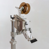 Applicateur d'imprimante d'étiquettes à Surface plate de ventes d'usine pour autocollant de carton de sacs en plastique de poche avec la machine d'impression