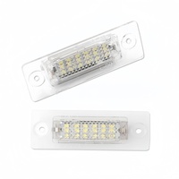 Lumière de plaque d'immatriculation LED pour voiture, blanche, Canbus, pour VW Passat B5.5 B6 Transporter T5 Jetta Mk5 Touran MK1 Caddy Golf Plus Mk5